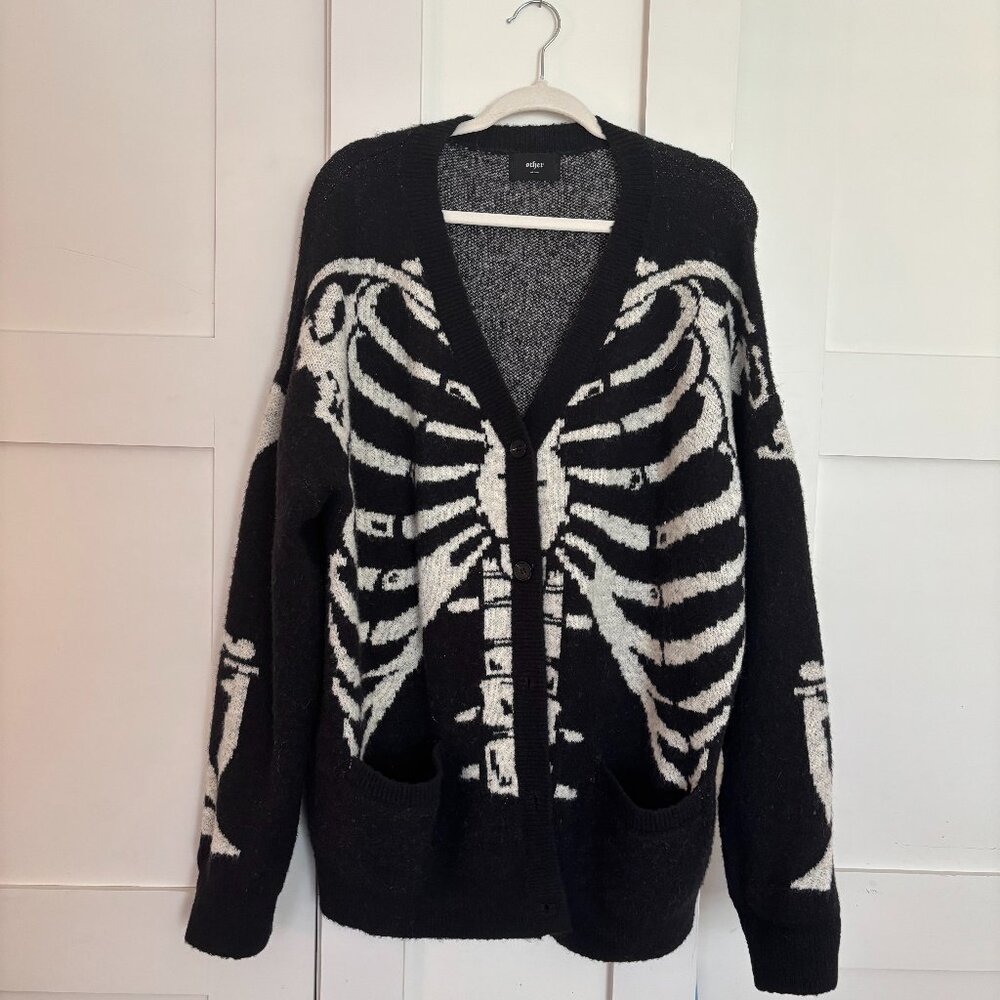 Skeleton Knit Cardigan